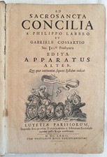 LABBE COSSART AD SACROSANCTA CONCILIA TOMO 17 JACOBACCI DIRITTO CANONICO 1672