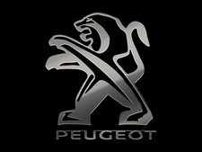 METALLIC STICKER PEUGEOT LOGO