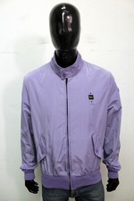 Blauer Giubbotto Taglia XL Uomo Giacca Da Mezza Stagione Giubbino Viola Man Logo