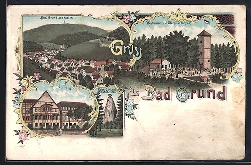 Litografia bad grund - litografia, vista
