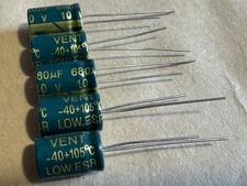5pezzi 680uf 10v condensatore