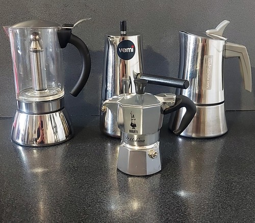Lotto caffettiere moka - 4,