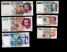 ampia raccolta 6 banconote