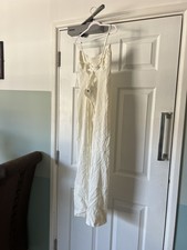 Abito midi bianco Zara