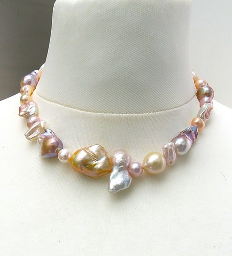 Collana perle acqua dolce - collana, di