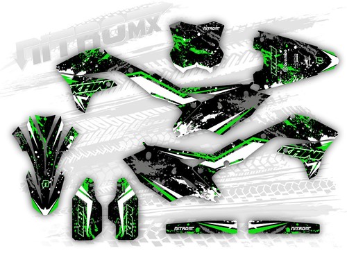 Kit grafica adatto kawasaki - kawasaki, kx