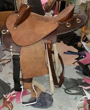 Sella per cavalli in pelle