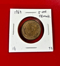 Moneta Danese 5 ORE Del 1969 - Bella Moneta Del Mondo !!!