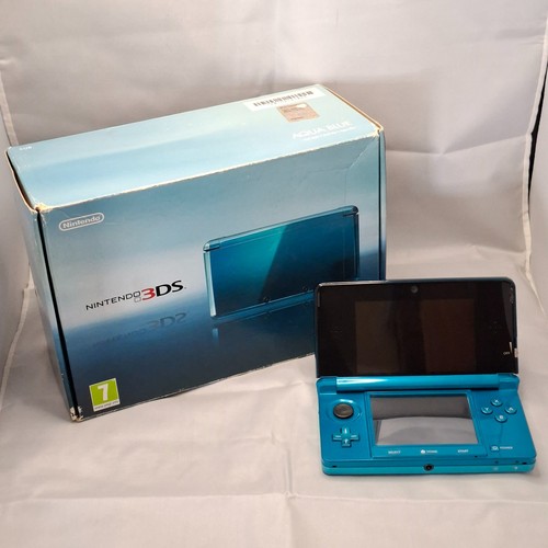 Nintendo3ds aqua blue boxato - aqua,
