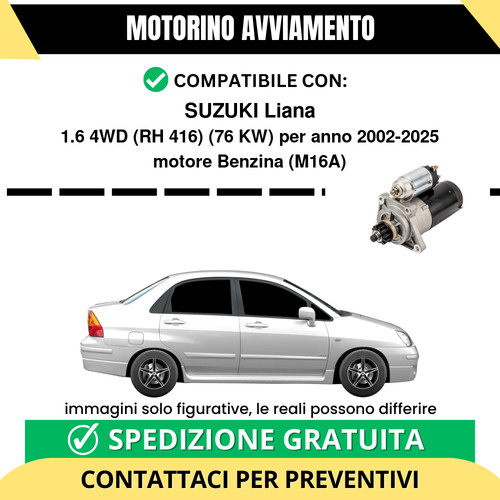 Motorino avviamento suzuki - motorino,