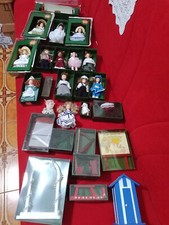 Bambole porcellana serie DOLL' HOUSE COLLECTION 15 bambole + 10 accessori 