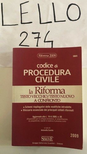 Codice procedura civile la - procedura,