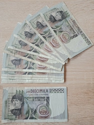 Banconota 10000 lire del - 10000,
