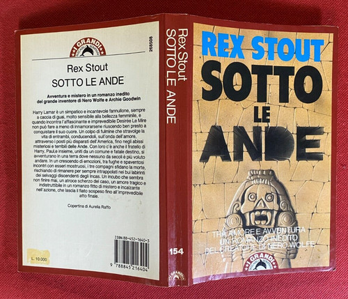 Rex stout sotto ande ed - sotto, le