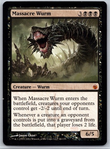 Massacre worm mirrodin - worm,