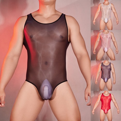 Body rosso rete - , trasparente