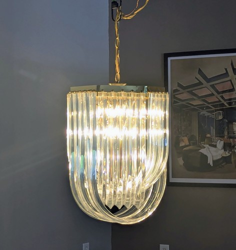 Lampadario vintage acrilico