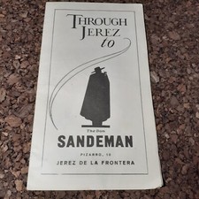 Ephemera Through Jerez to The Don Sandeman Sherries Vineyard Souvenir Spain