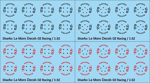 Decals llantas racing - oz,