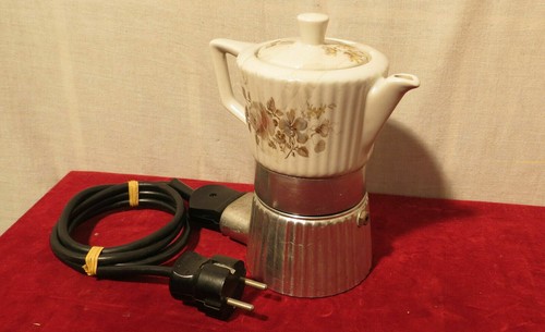 Vecchia caffettiera elettrica - vecchia,