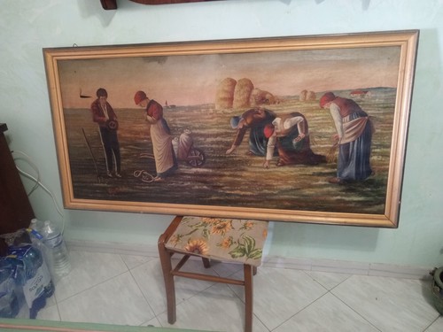 Quadro olio tela fine - tela,