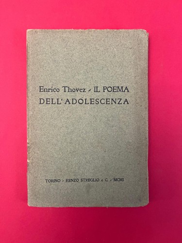 Poema dell adolescenza - dell’adolescenza,