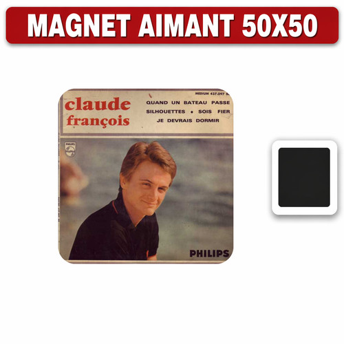 Magnet frigo claude francois - magnet,