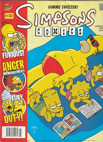 Simpsons comics 123 senza - simpsons,