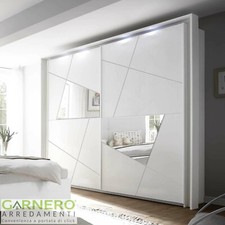 Armadio ante scorrevoli bianco