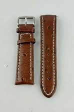 Cinturino Orologio M&M Primo Emporio Marrone Uomo 22mm Qualità In Pelle Fibbia