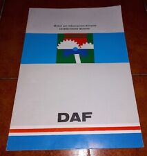 BROCHURE DEPLIANT ADVERTISEMENT DAF MOTORI PER IMBARCAZIONI MOTORE NAUTICA 1970