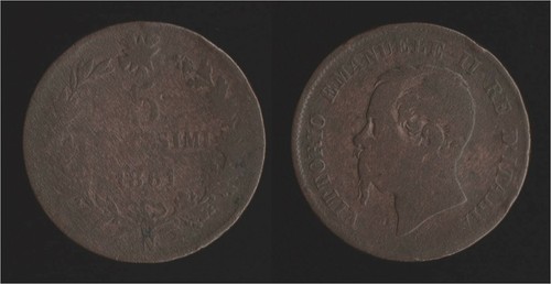 Centesimi 1861 napoli - centesimi,