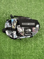 Supreme x The North Face Steep Tech Marsupio Multicolore Drago Nuovo Senza Etichette ✅