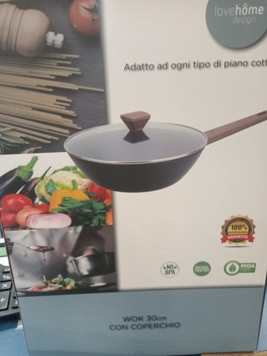 Padella wok con - padella,