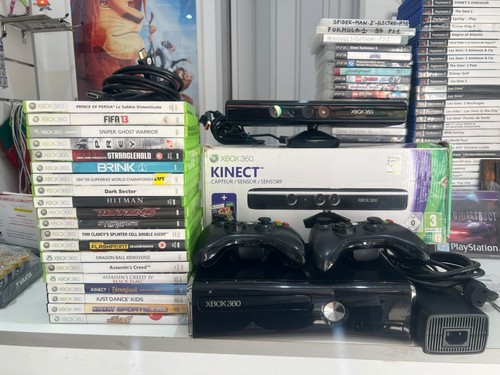 Xbox 360 slim - slim, 250gb+2