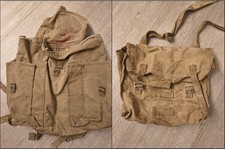 Lotto zaino e tascapane militare regio esercito ww2 guerra truppa