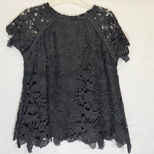 Top donna nero - , pizzo
