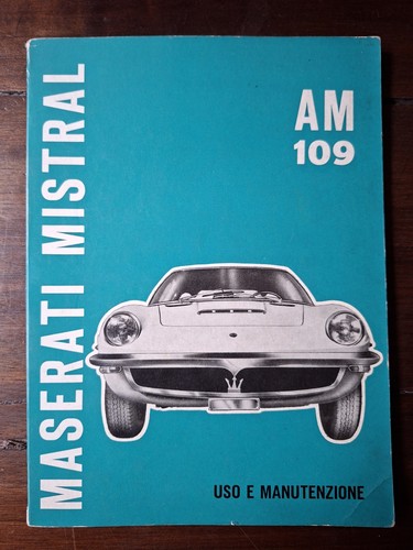 Maserati mistral 109 - maserati, am