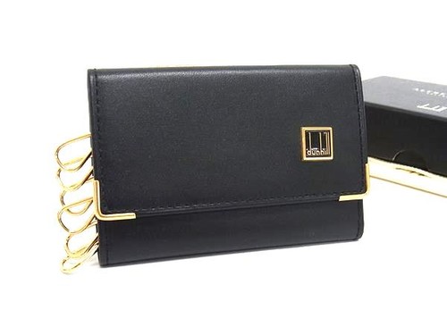 Dunhill portachiavi pelle - dunhill,