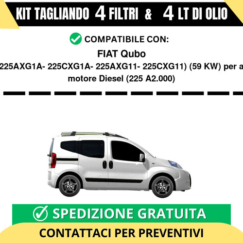 Tagliando per fiat qubo - per, d