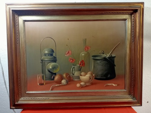 Olio tavola antico - olio, su