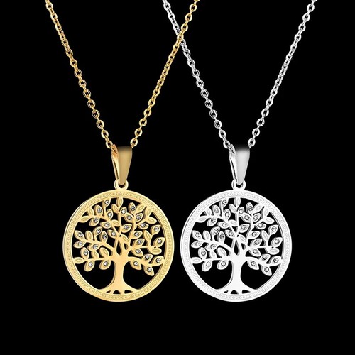 Collana donna acciaio - donna,