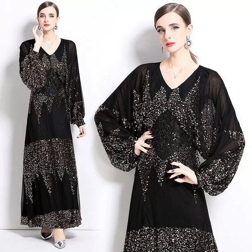 Vestito abito elegante lungo - abito,