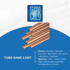 TUBO DI RAME IN BARRE TUBI PER
