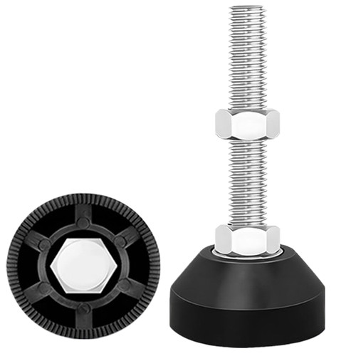 Viti regolabili nylon nero - viti,