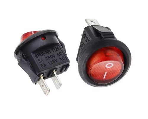 Mini interruttore rotondo 15mm - interruttore,