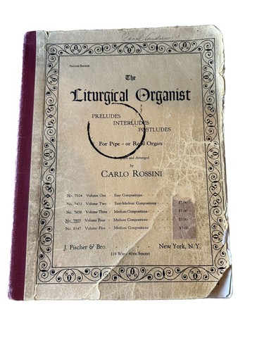 Organista liturgico preludi - l'organista,