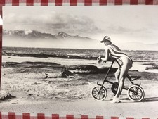 Cycling Advertising Print. Rida Strida Fold Up Bicycle. 25.5cm x 17.5cm.