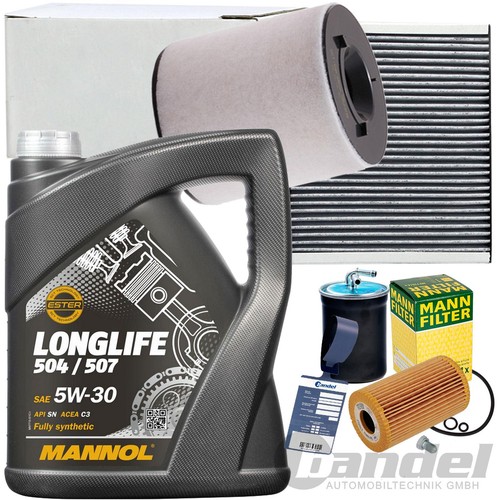 Kit tagliando mannol 5w30 - kit,