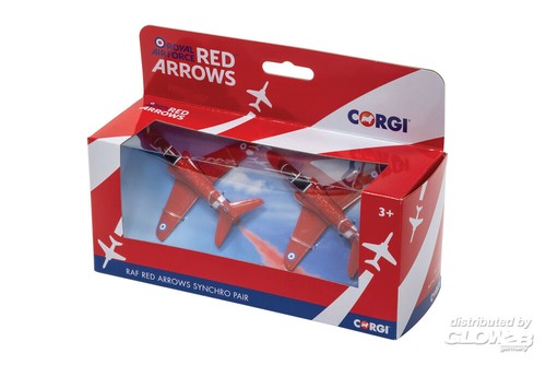 Corgi red arrows synchro pair - red,